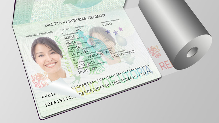 Security foil for Passports